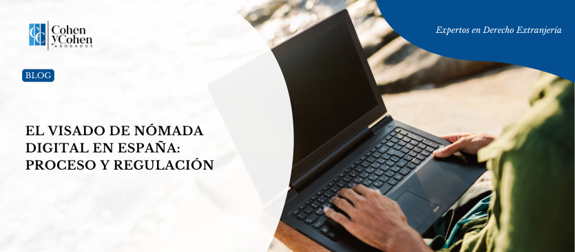 Foto de un nómada digital para ilustrar el blog "El visado de nómada digital en España: proceso y regulación", escrito por Cohen & Cohen
